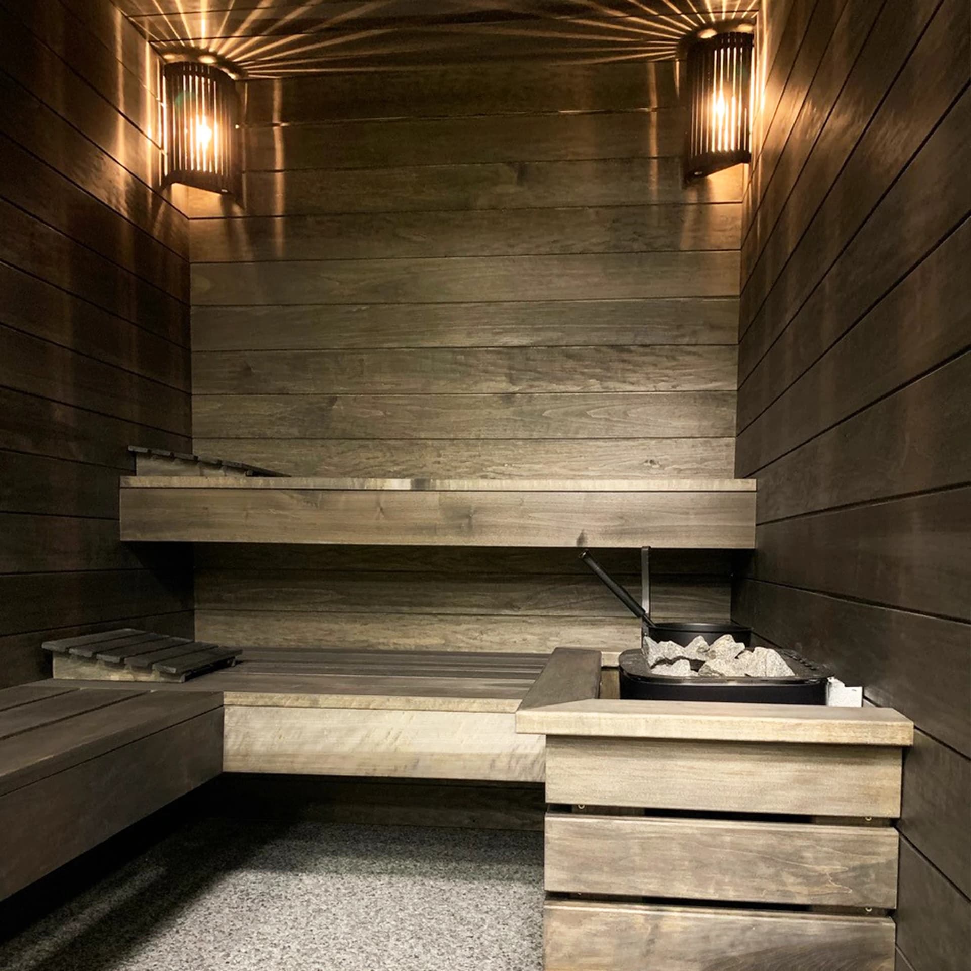 Cadă cu hidromasaj Caldera Spas® Martinique și Saună Personalizată 3