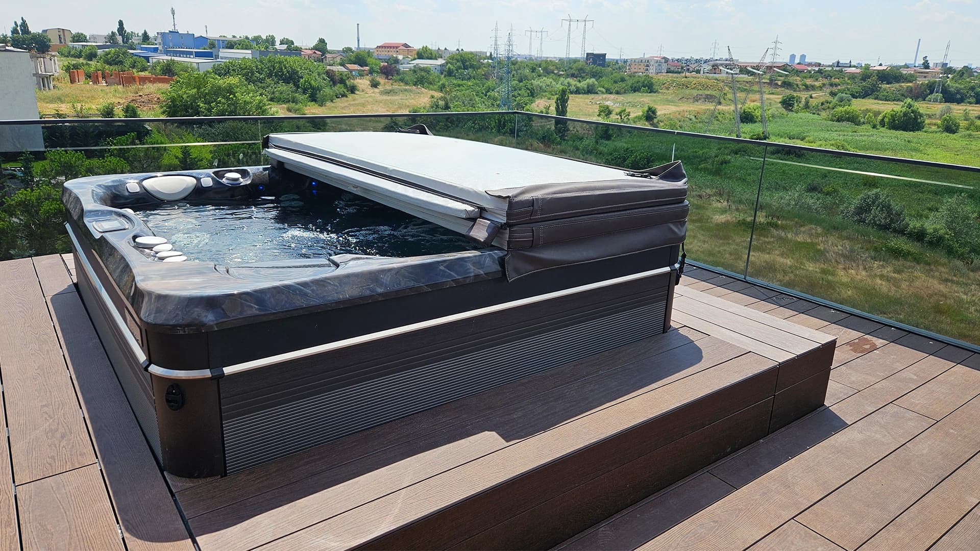 Caldera Spas Geneva Hot Tub and Custom Sauna 3