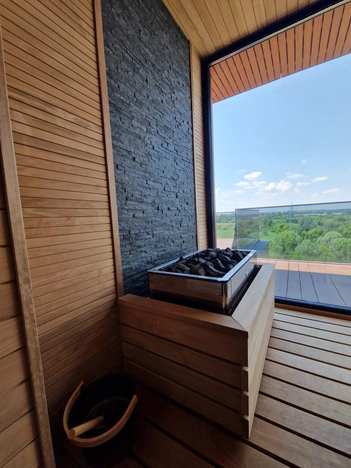 Caldera Spas Geneva Hot Tub and Custom Sauna 6