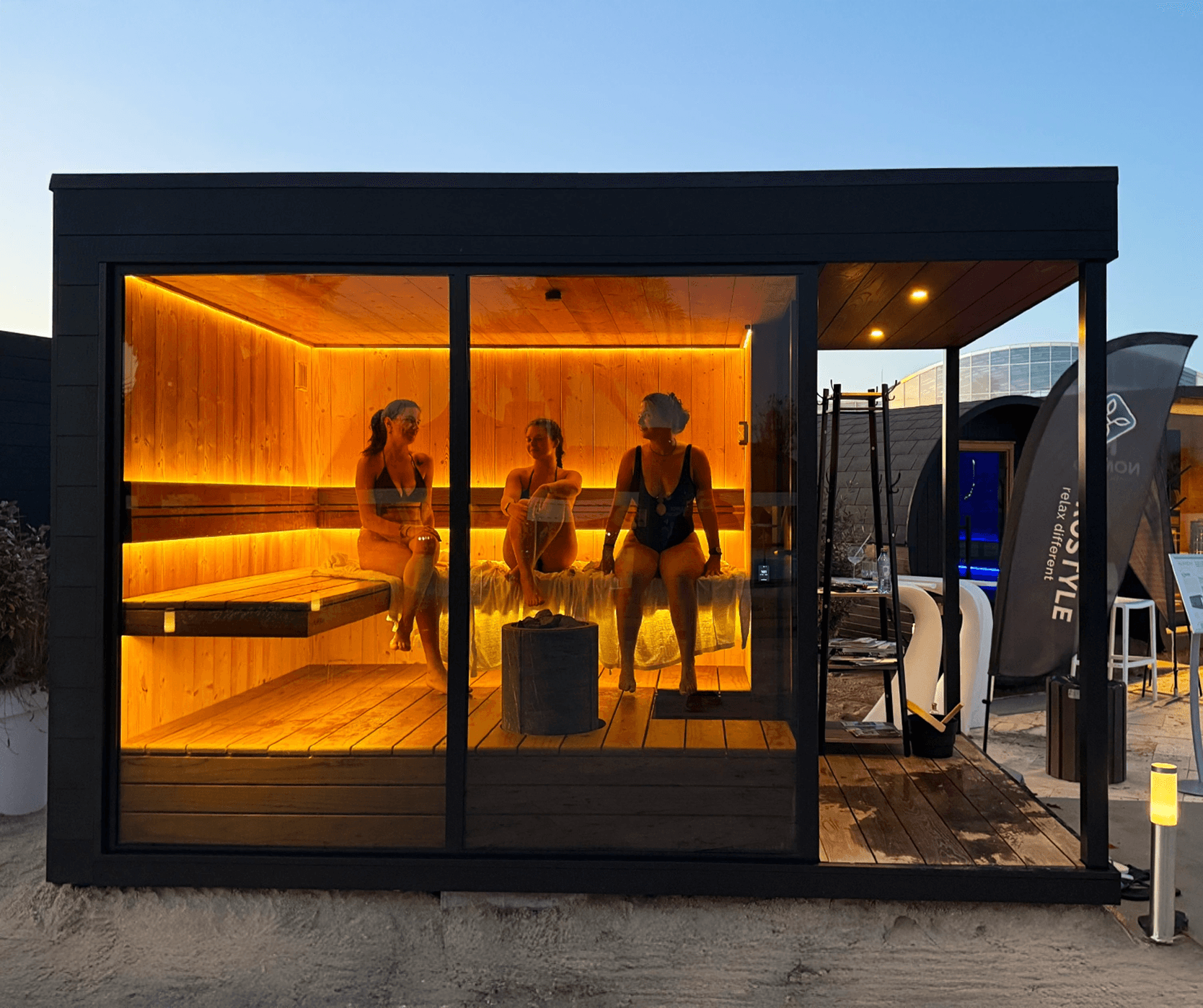 Auroom® QUU – eleganță nordică și tehnologie de top la Sauna Fest 2025, Therme București