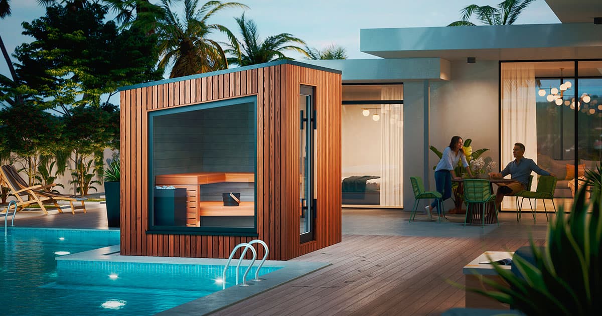 Sauna finlandeză la interior sau la exterior?
