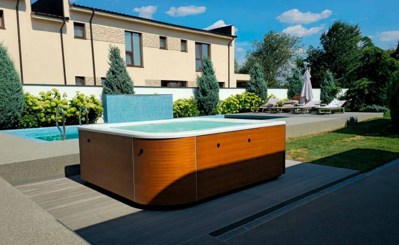 Jacuzzi® Virtus hot tub – Hidrostyle project in Ilfov