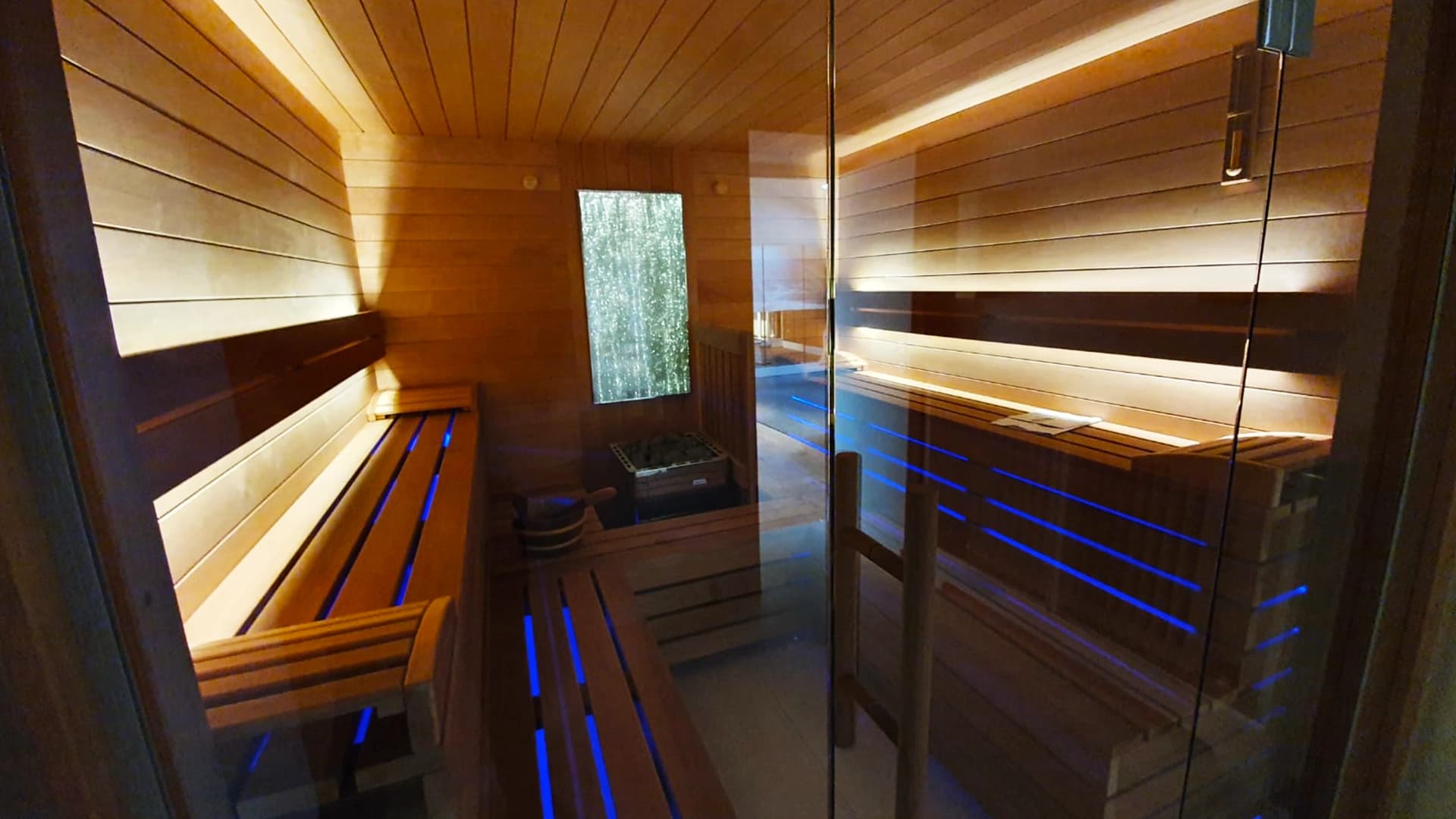 Panelled Dry Sauna – Hidrostyle project in Bucharest