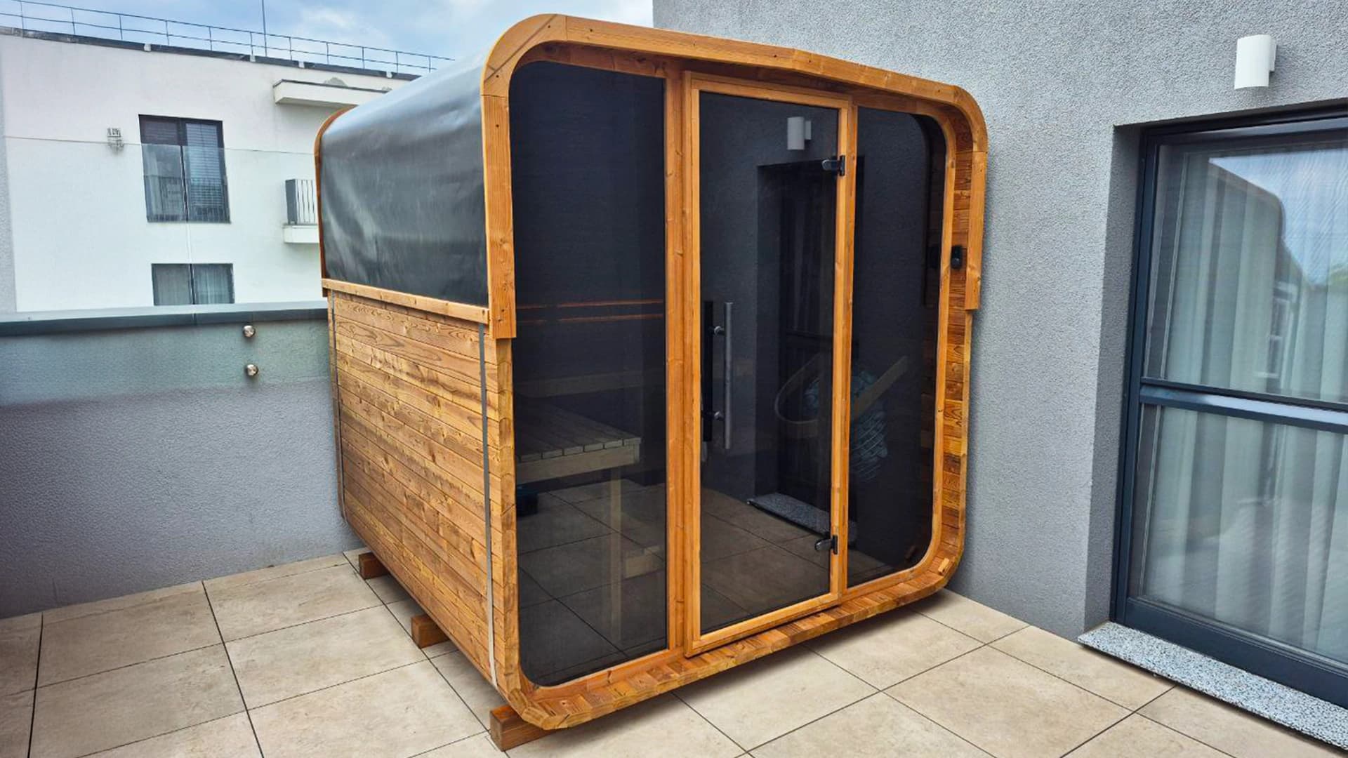 Auroom® Sola 210 outdoor Finnish sauna – Bucharest