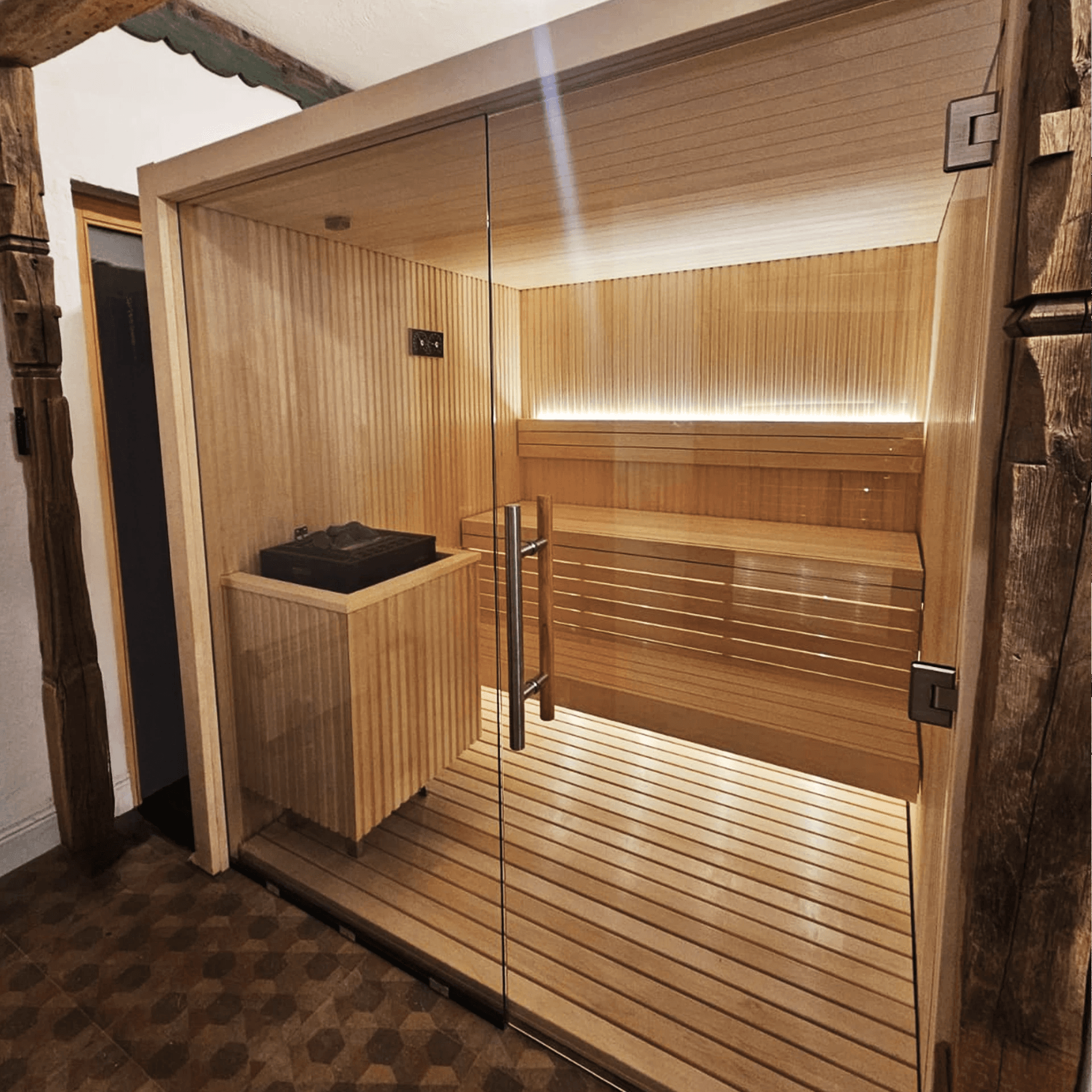 Dry Sauna Auroom® Libera – Brăduleț Guesthouse, Arges