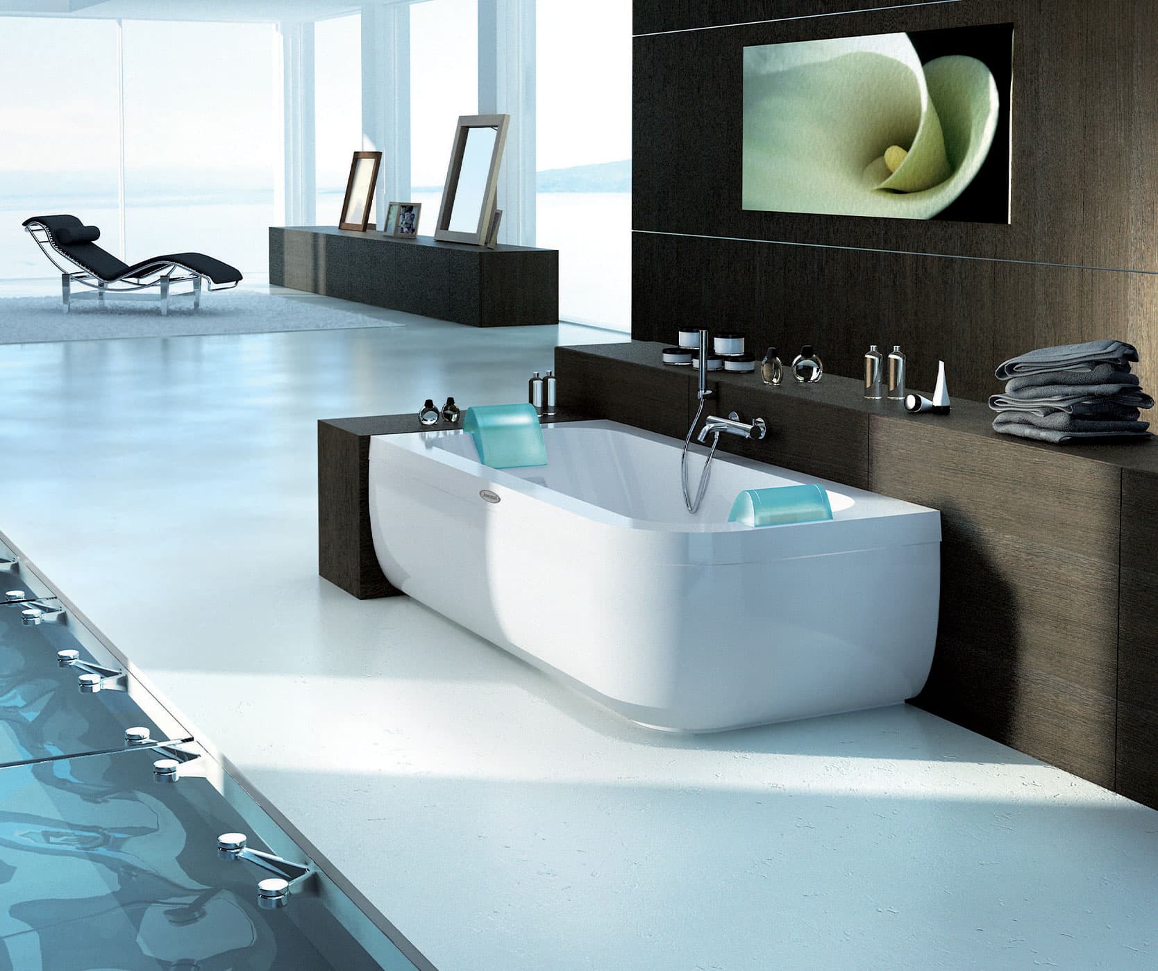 Cadă de baie cu hidromasaj Jacuzzi® Aquasoul Double