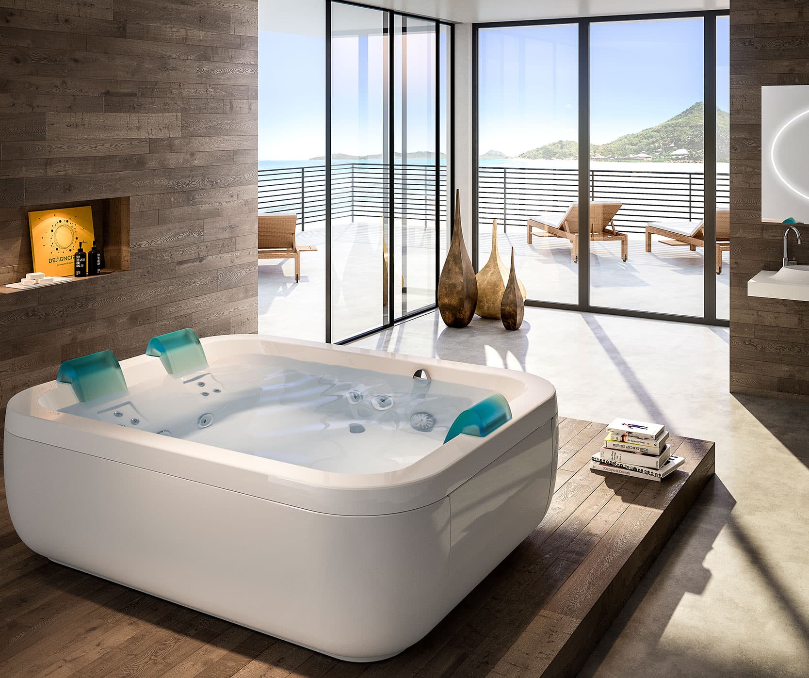 Cadă de baie cu hidromasaj Jacuzzi® Aquasoul Extra