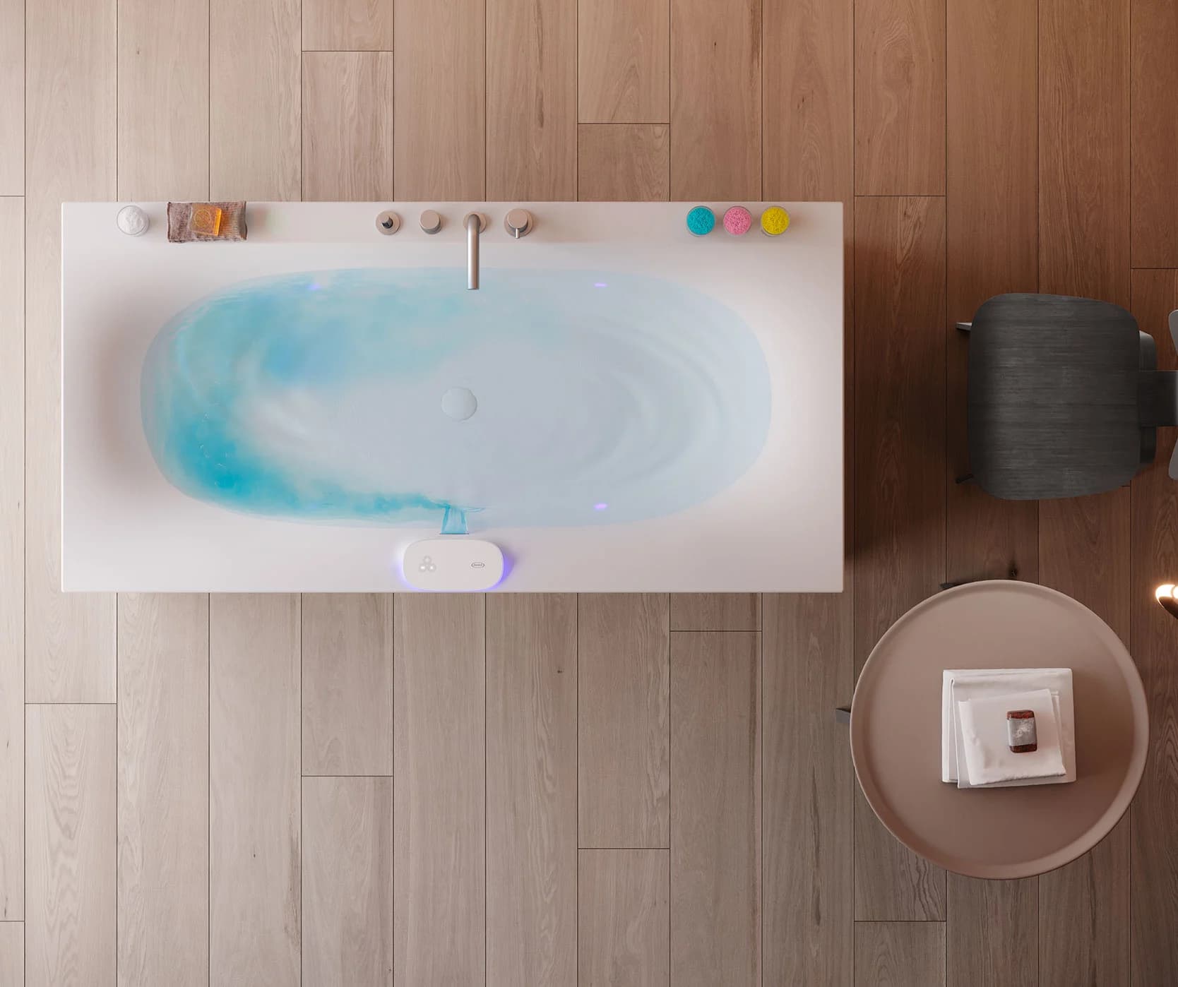 Cadă de baie cu sistem Swirlpool® Jacuzzi® ARGA® 180