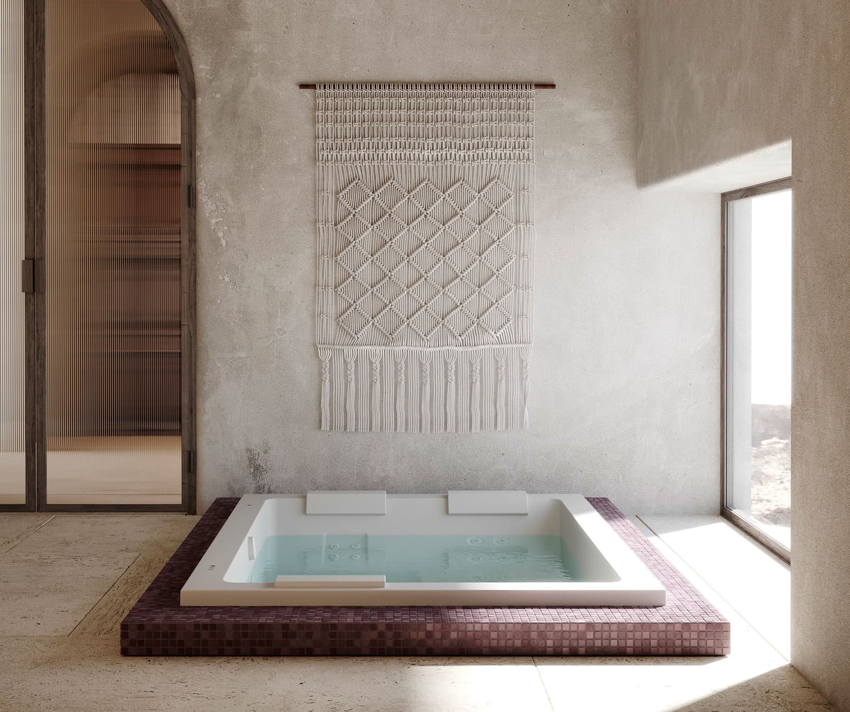 Cadă de baie cu hidromasaj Jacuzzi® Sharp Extra