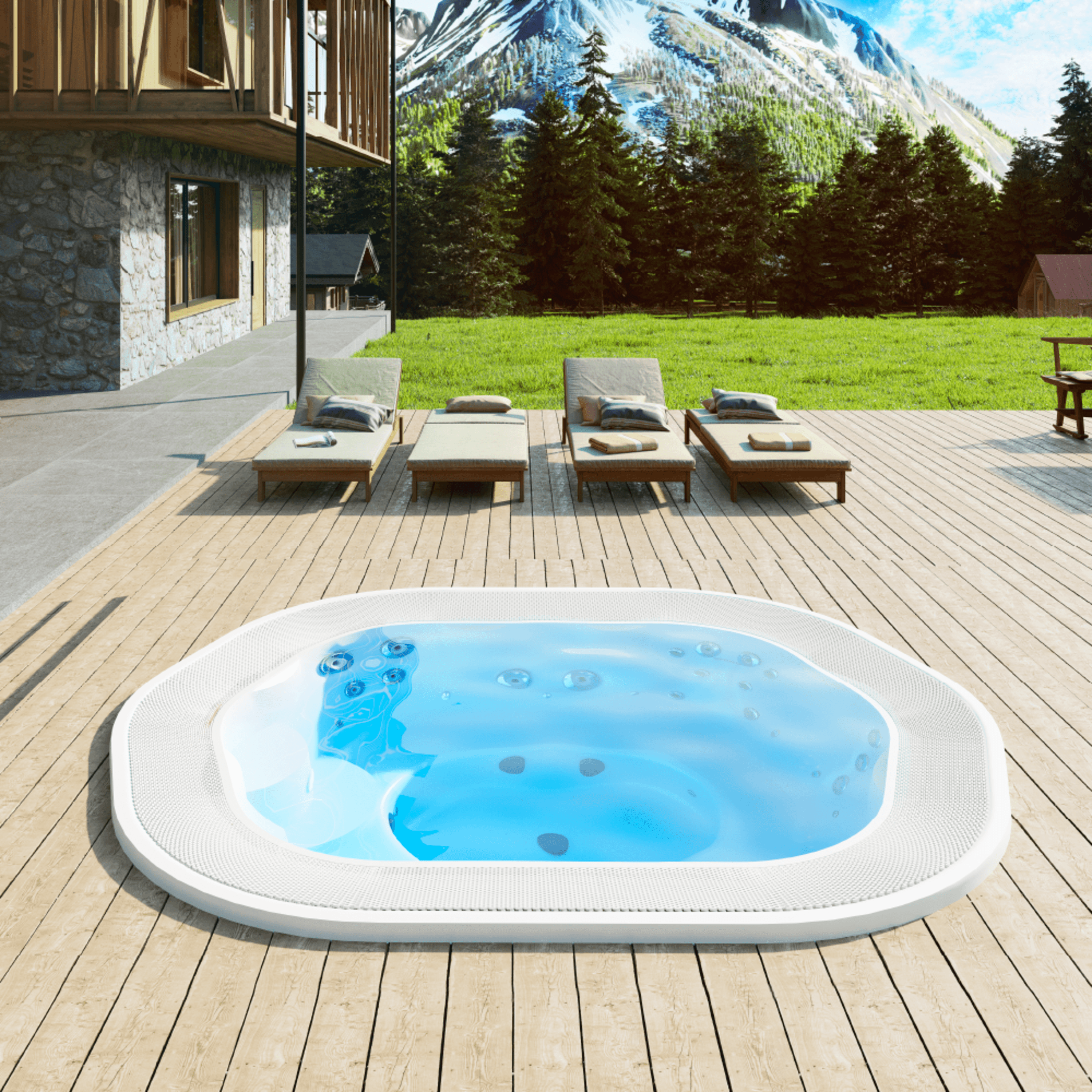 Cadă cu hidromasaj Jacuzzi® Sienna Pro