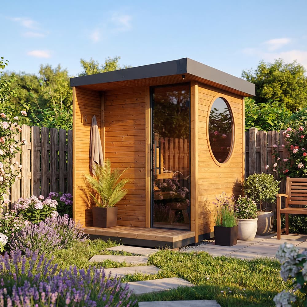 Saună de exterior Auroom Kaia L – 4 locuri
