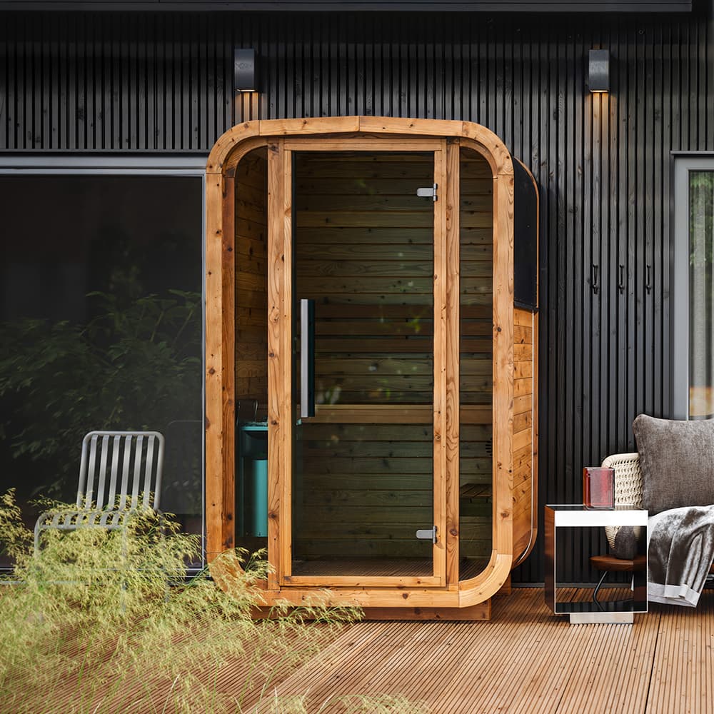 Saună de exterior Auroom Sola 140 – 1-2 locuri