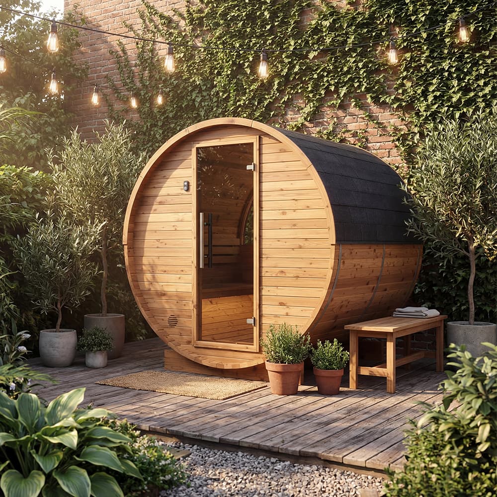 Saună de exterior Auroom® Halo Comfy 225 – 4 locuri