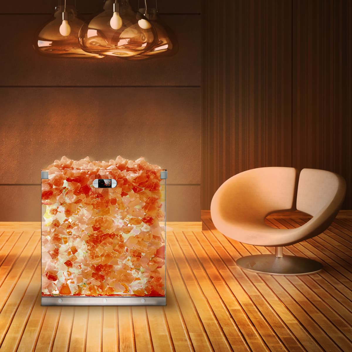 Sobă cu cristale de sare de Himalaya – Halo Crystal