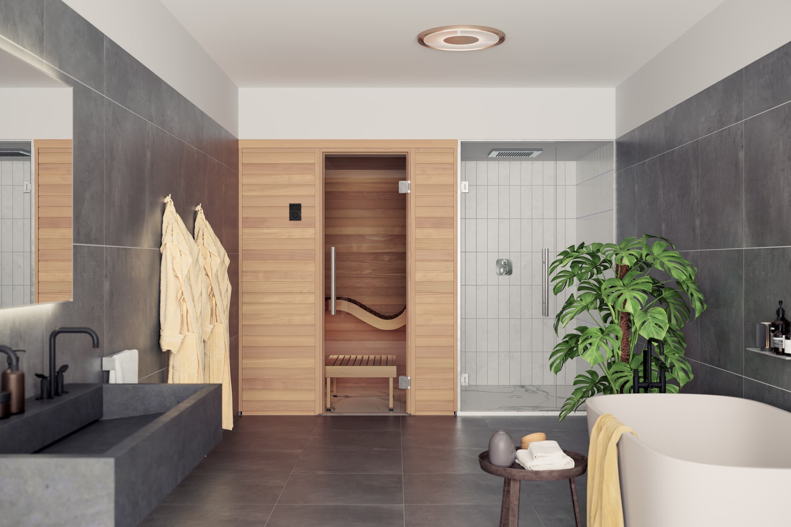 Saună Finlandeză de interior Auroom® Baia