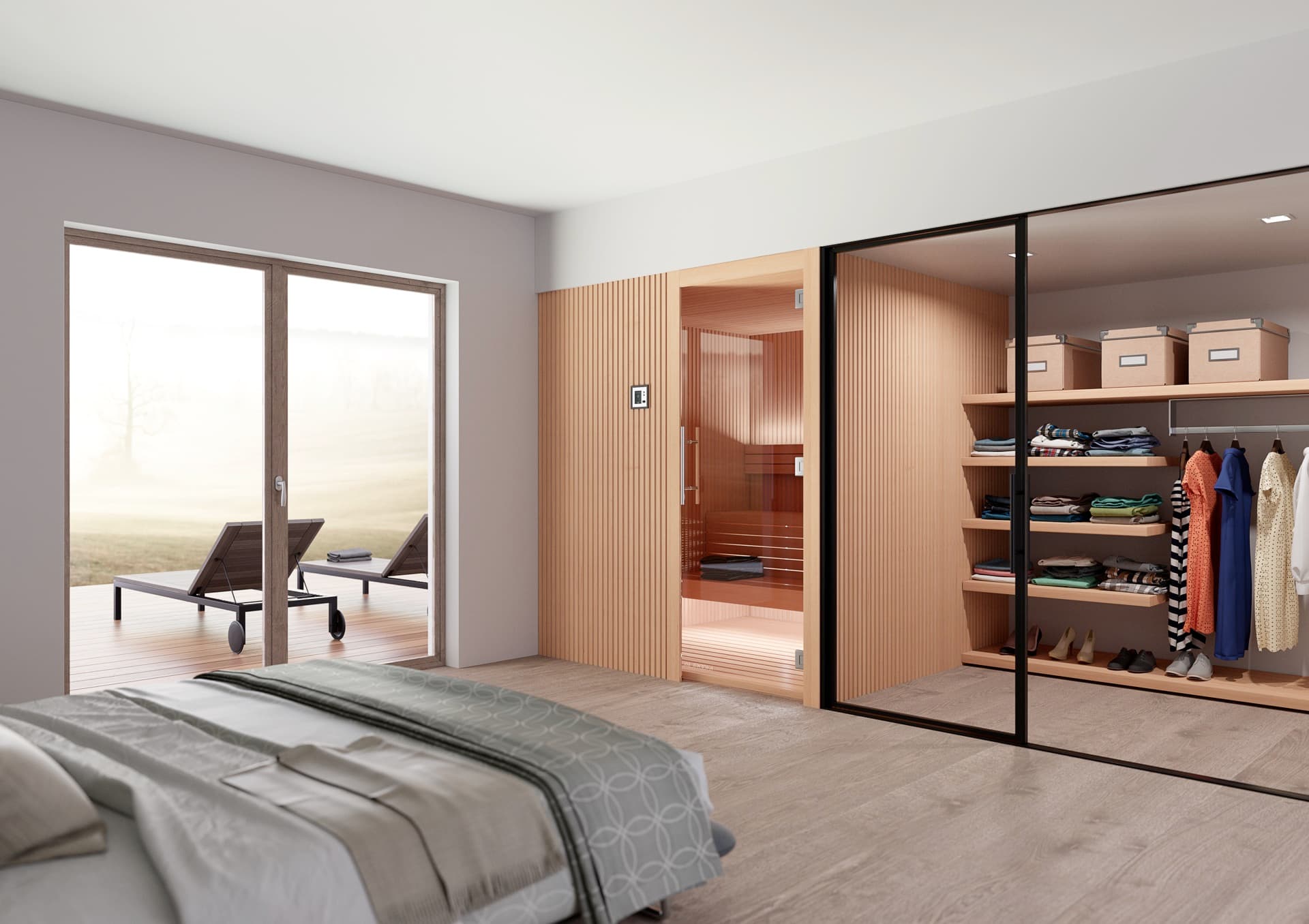 Saună Finlandeză de interior Auroom® Libera
