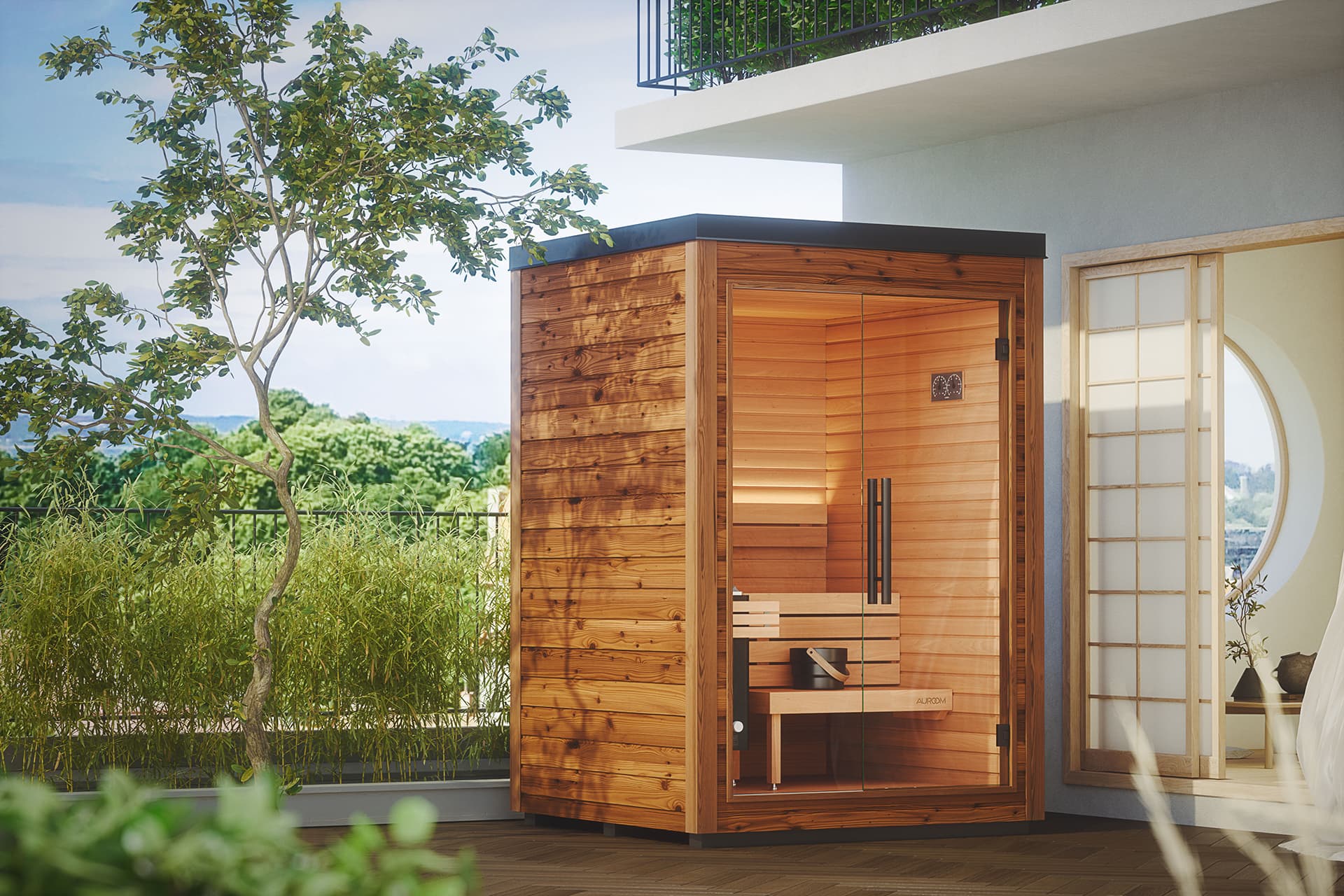 Saună Finlandeză de exterior Auroom® Mira Small