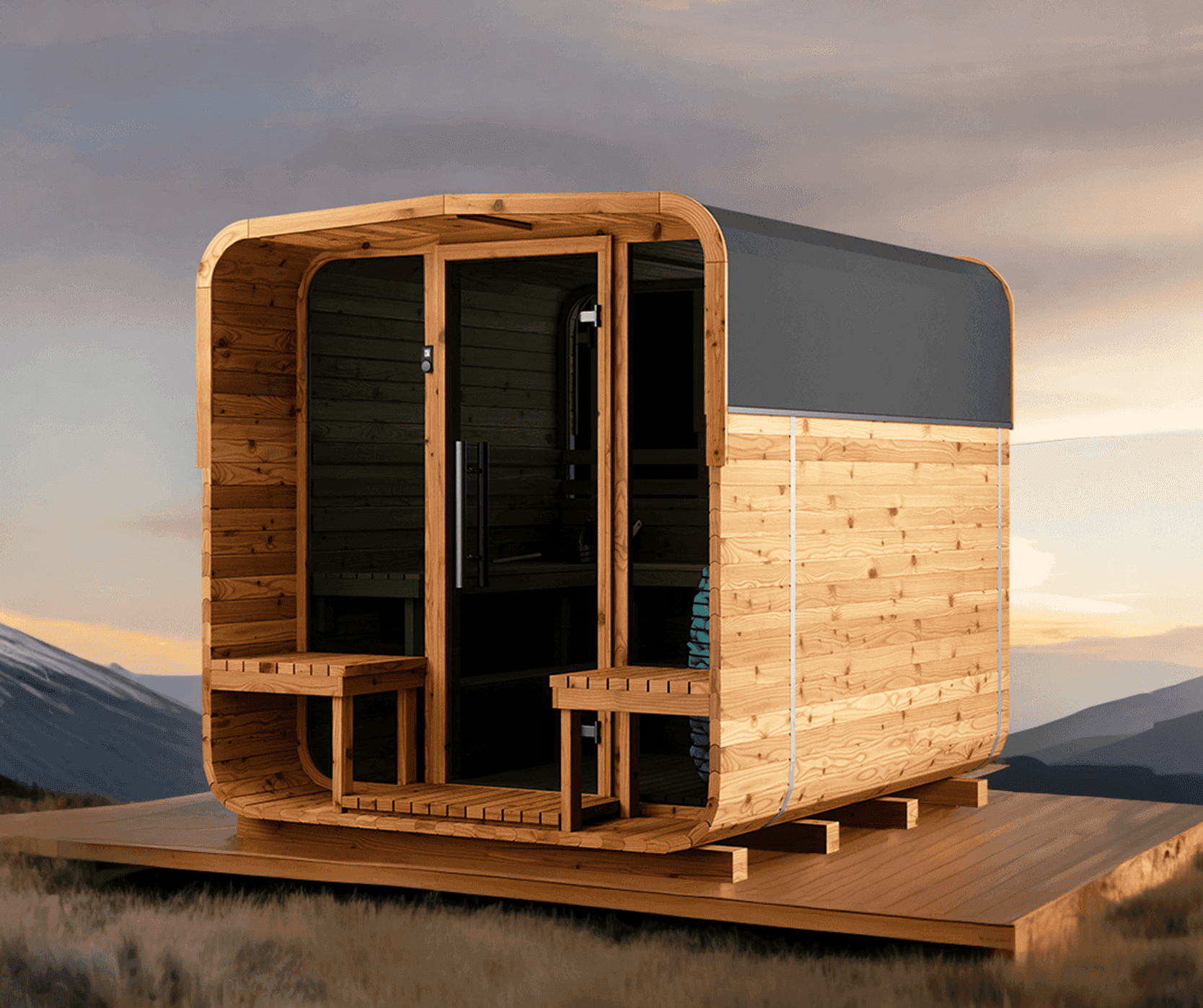 Saună Finlandeză de exterior Auroom® Nora 210