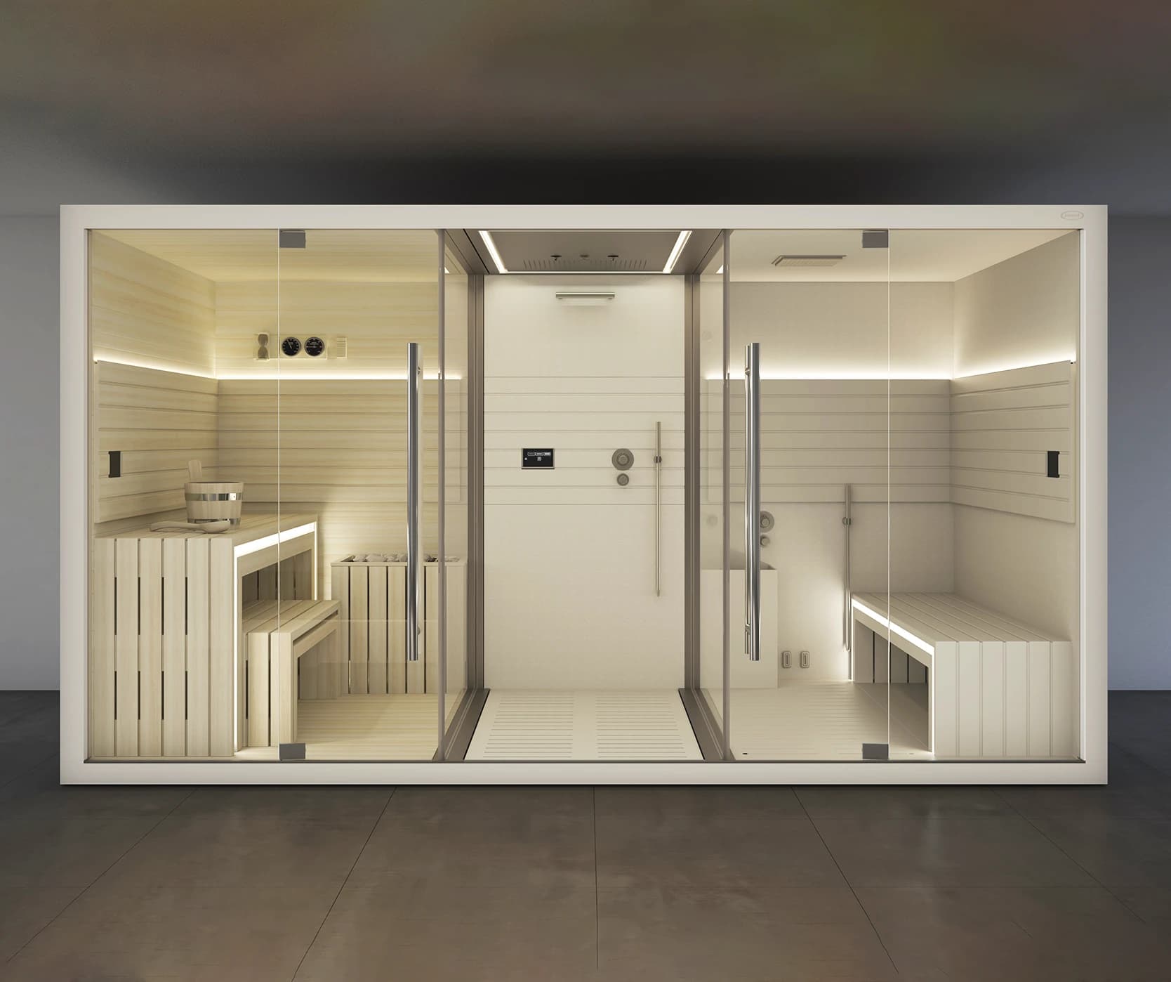 Saună Jacuzzi® Sasha (Saună, Duș, Hammam)