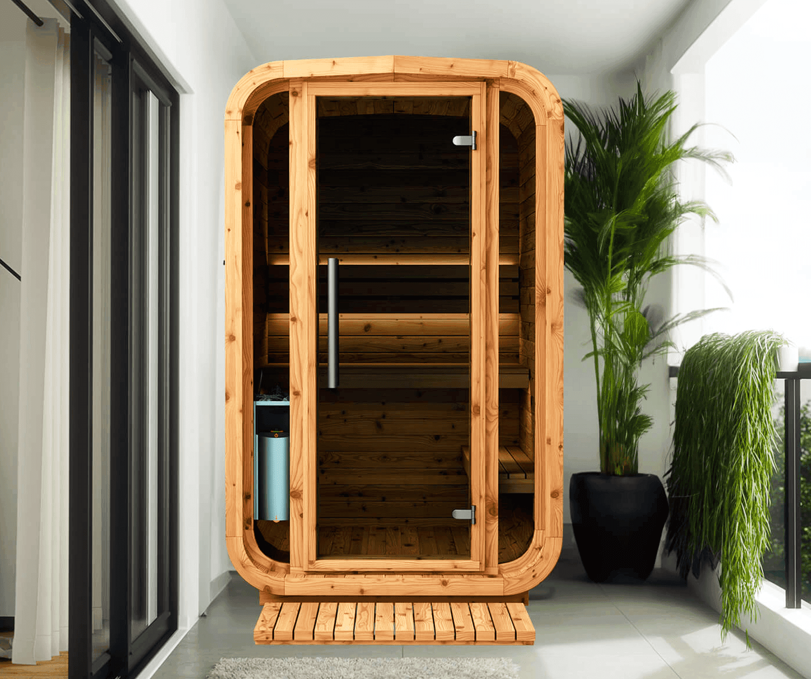 Saună Finlandeză de exterior Auroom® Sola 140