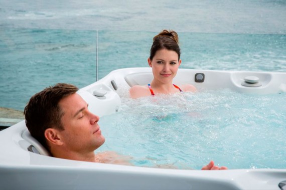 hydromassage, Tahitian, hydromassage tub, Caldera Spas, spa
