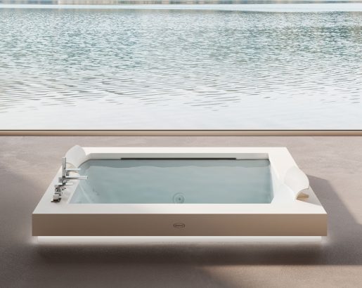 Jacuzzi Aura Plus cada de baie lumini alba