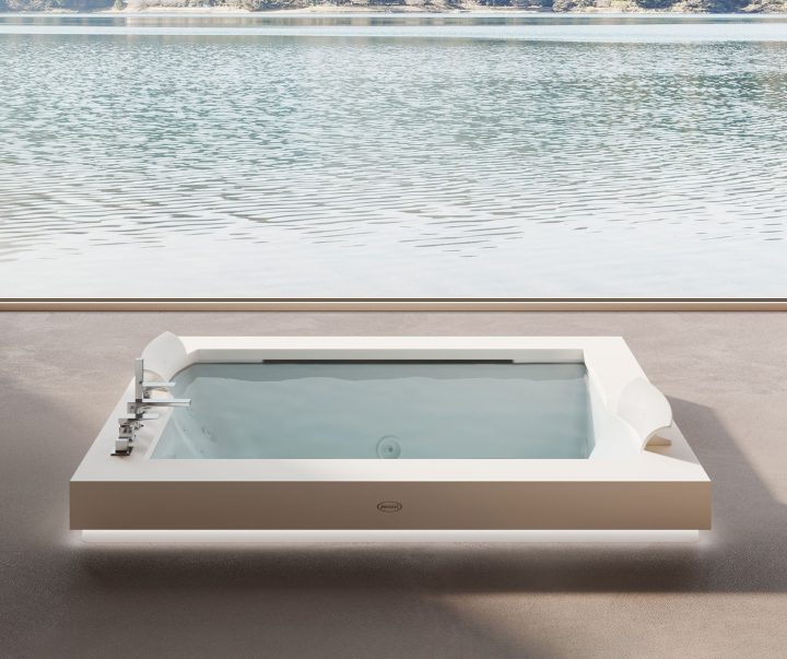 Jacuzzi Aura Plus cada de baie lumini alba