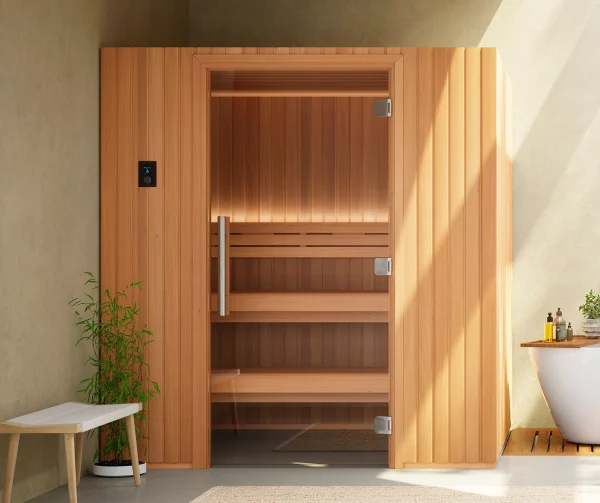 Auroom Emma Wood Sauna Finlandeza Interior