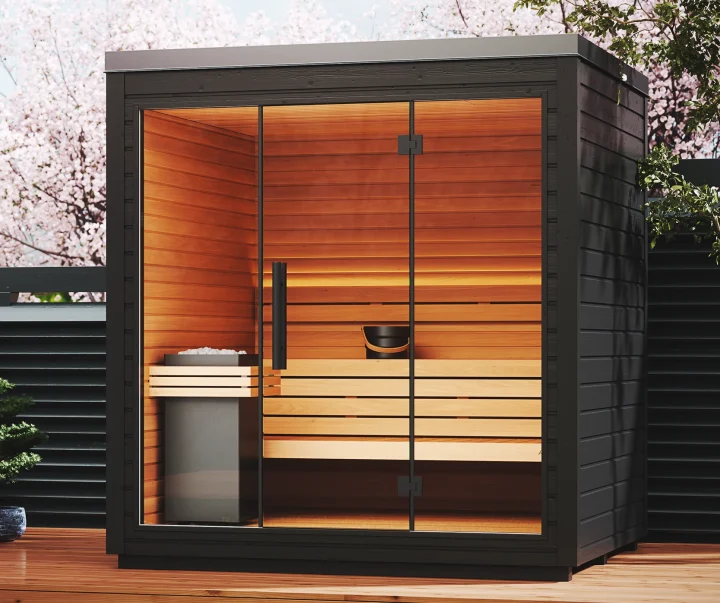 Auroom Mira Large Sauna Finlandeza Exterior