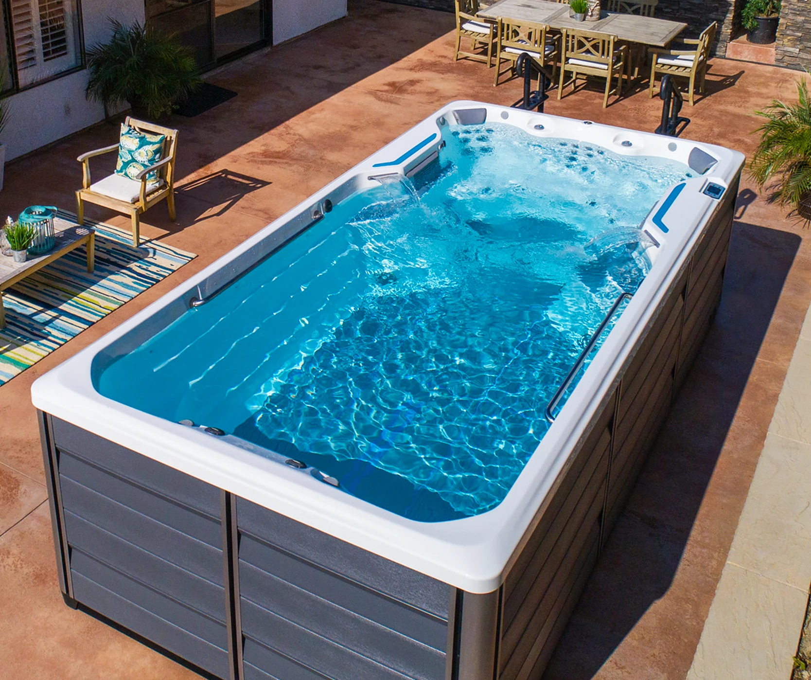 Swim Spa X500 | Piscină cu înot contracurent cu jacuzzi