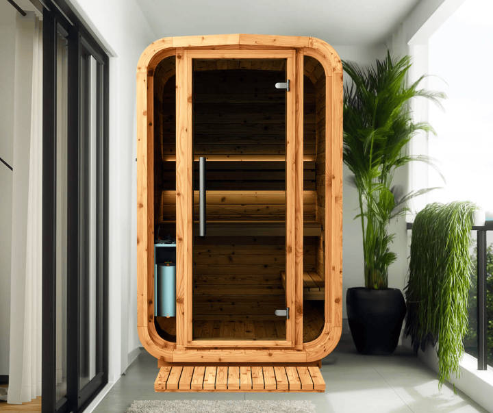 Sauna Exterior Auroom Barrel Sola 140 1