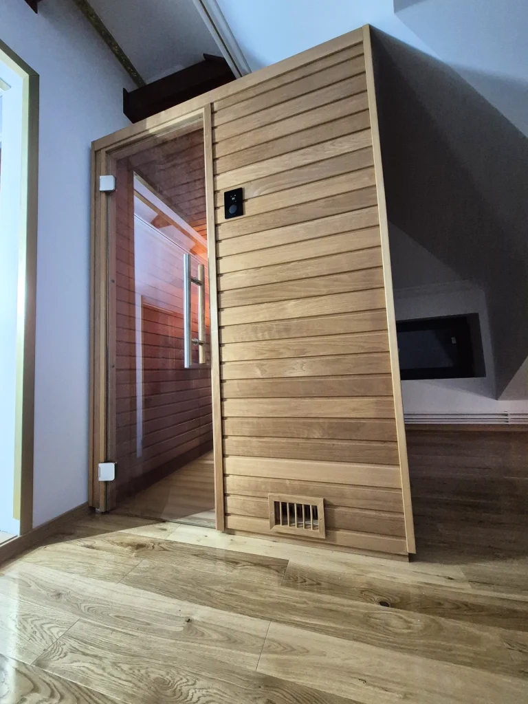 Sauna Finlandeza de interior Cala Wood Auroom Proiect Hidrostyle Sibiu Pic2
