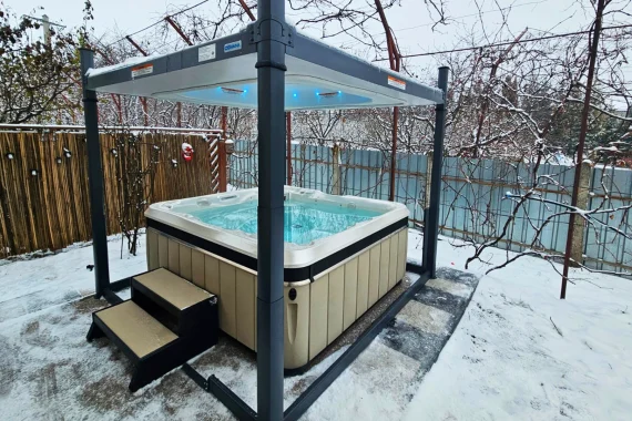 Cada cu hidromasaj Caldera Spas Provence Proiect Hidrostyle Suceava Banner Main