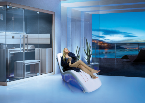 Vibration spa lounger-3